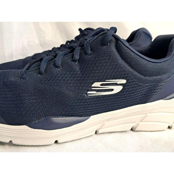 Skechers Equalizer 4 Navy Gray Sneakers 232022 Men's Size 14 Shoes - Picture 4 of 16